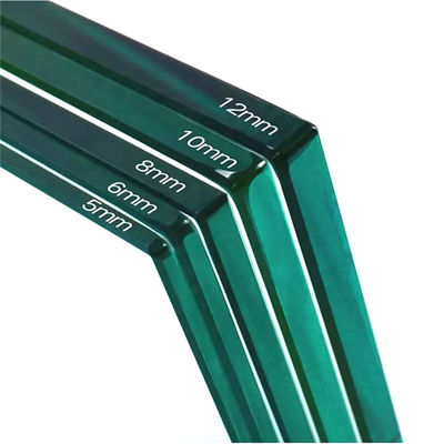 Bezpieczne szkło hartowane 3mm 4mm 5mm 6mm 15mm 19mm Szkło hartowane ciepło wzmocnione szkło hartowane płaskie dla balustrad drzwi / szkła