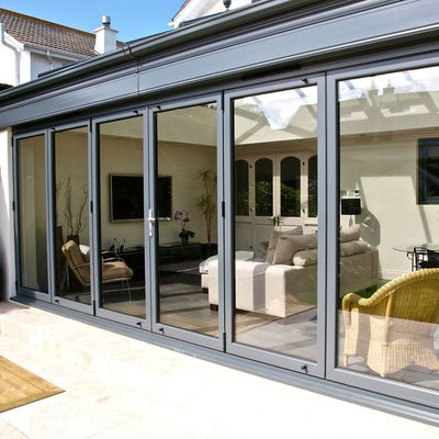 Swing And Slide Glass Door Window Home Bezramkowe Szklane Zgięte Drzwi Izolacja dźwiękowa 3mm-12mm Tempered Glass Door Cut To Size