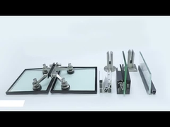 Sklane szklane z pająkiem do ściany zasłony