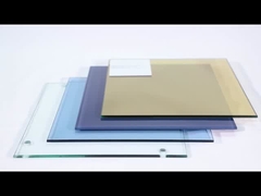 Dekoracja architektoniczna Kolorowy Przejrzysty Węgiel z szkła hartowanego