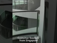 Wysokiego wzrostu budynki Bezpieczeństwo Toughened Glass Guardrail