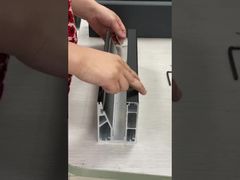 Montaż szkła w profilu aluminiowym U
